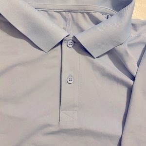 Bonobos Golf Polo Shirt Mens Slim Fit Light Blue Solid Short Sleeve XL EUC